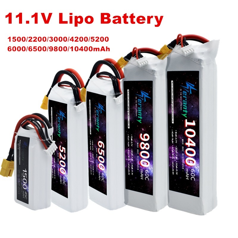 Drone Battery 4S - Batteria Lipo 3S 11.1V Deans XT60