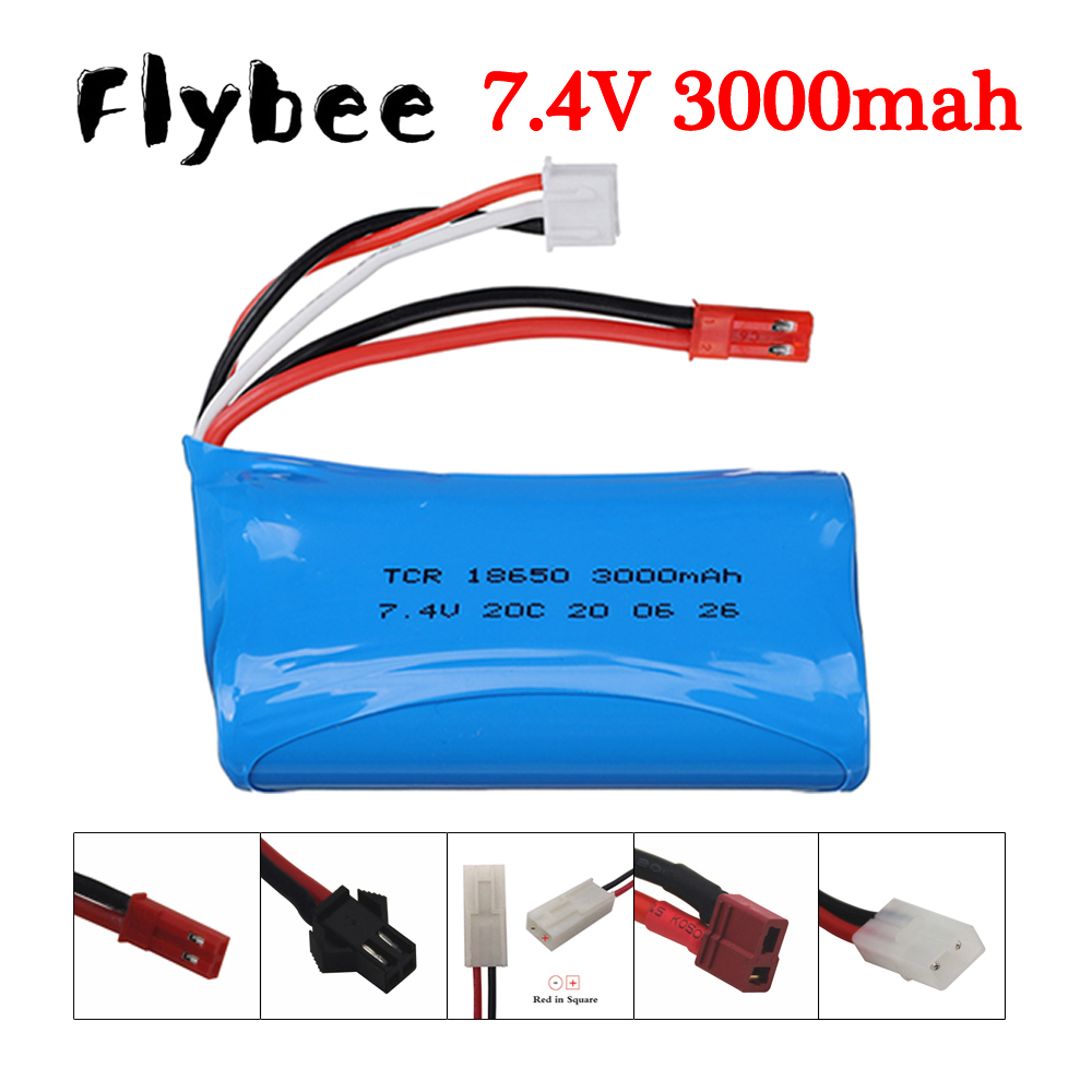 7.4 V 3000 mAh 18650 batteria  - Drone Battery Lipo recensione e prezzo